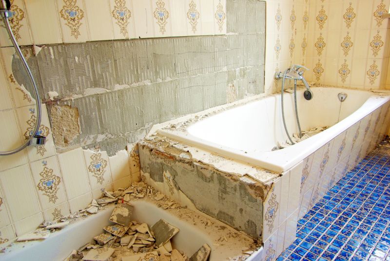 Wide View of Renovated Bathroom